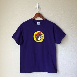 ⭐️ Buc-ee Beaver Gas Station Purple Graphic Tshirt